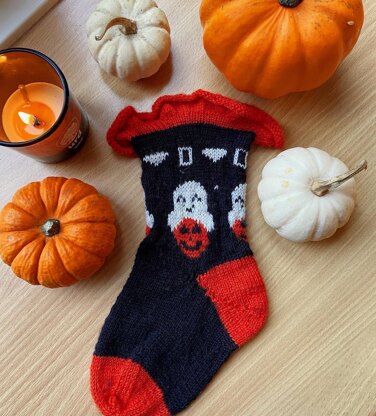 Spooky Season Halloween Socks 2 Versions Included
