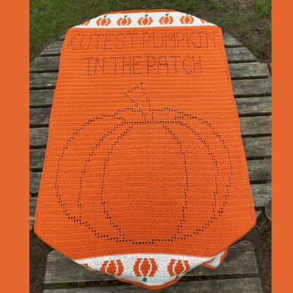 Citrouille Pumpkin Baby Blanket