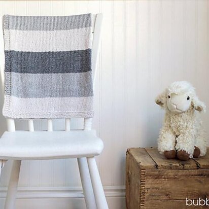 Simple Striped Baby Blanket