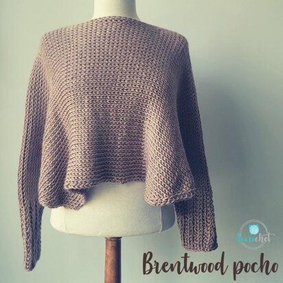 Brentwood - Tunisian crochet poncho