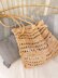 See Through Raffia Tote