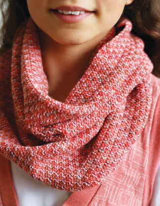 Ribbed Cowl in Ella Rae Lace Merino - ER7-04 - Downloadable PDF