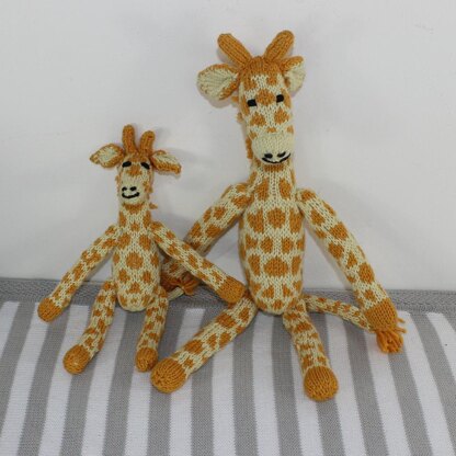 Cute Mother and Baby Giraffe Toys