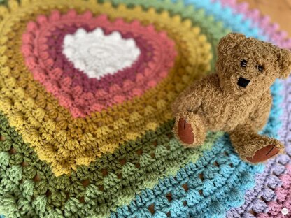 Bobblina Heart Blanket