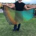 The Mermaids' Garden Shawl