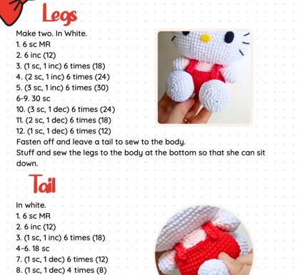 Hello Kitty Crochet pattern