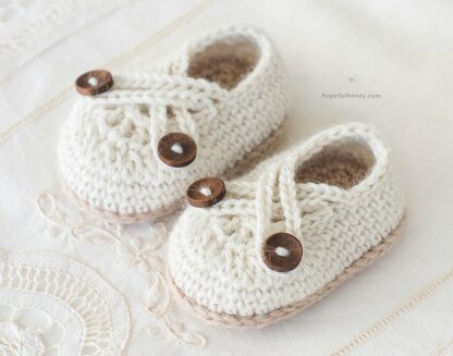 Swiss Coffee Baby Booties