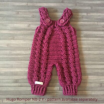 Hugo Baby Romper and Hat Set