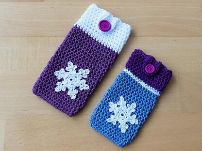 Smartphone Cozy "Snowflake"