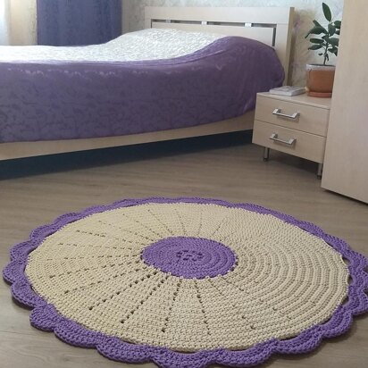 Purple rug