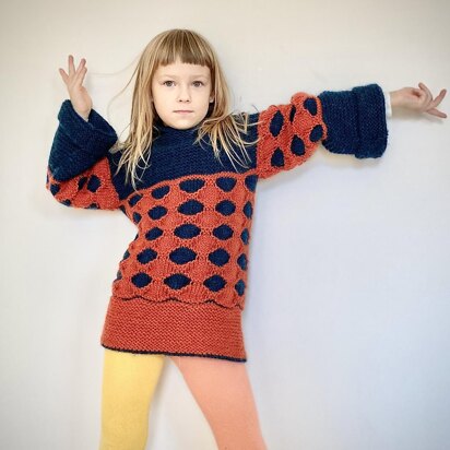 Honeycomb Tunic For Little Miss