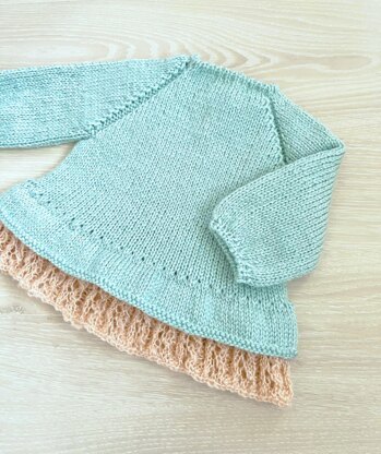 Ballerina baby sweater