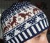 Horses in the snow beanie