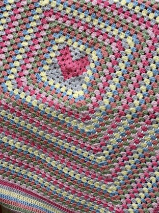 Sweetheart Granny Blanket