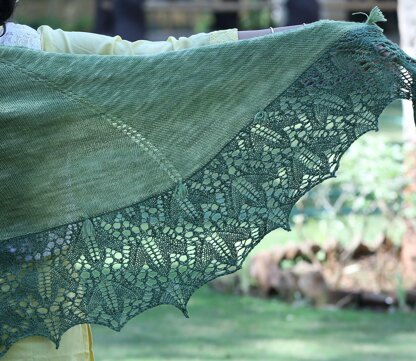 Echoing Green Shawl