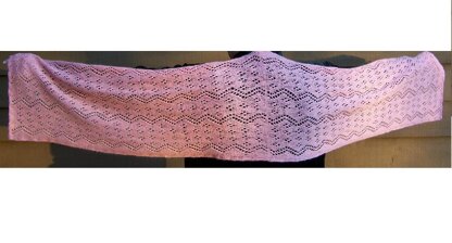 Climbing Roses shawl