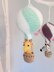 Hot air balloon baby mobile