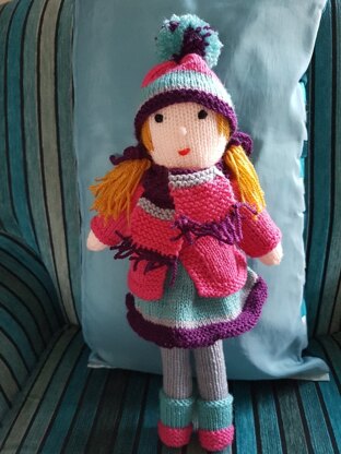 Knitted doll