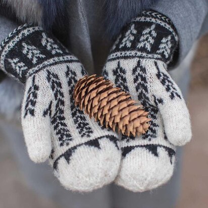 Ibex Valley Mittens - knitting pattern