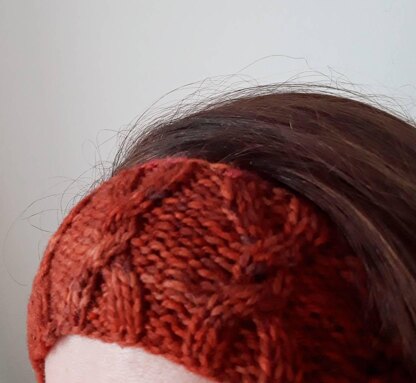 Aran Cable Headband Neckwarmer