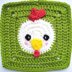 Chicken & Chick Granny Square