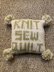 Knitwords Sachet Pillow