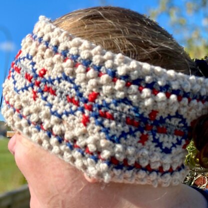 Simple Fair Isle Wrist & Ear Warmers