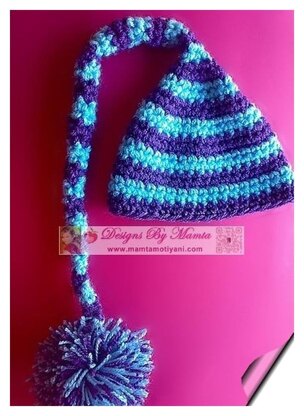 Crochet Stocking Cap Pattern A Cute Elf Pixie Christmas Hat