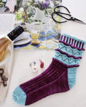 Knitting with Besties Socks