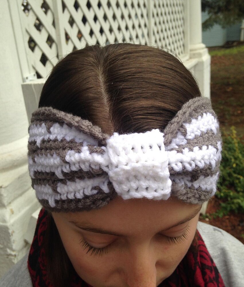 Drop Stitch Turban Headband Crochet pattern by Ellen Terry