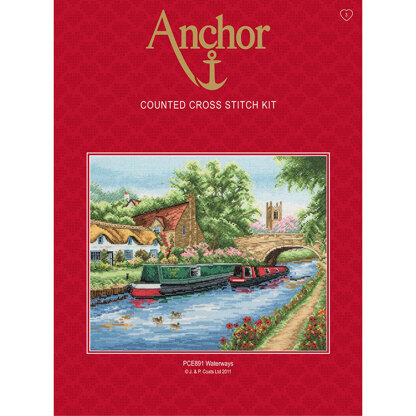Anchor Waterways Cross Stitch Kit - 31cm x 25cm