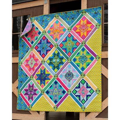 Tula Pink Center Stage Quilt - Downloadable PDF