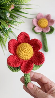 Flower crochet pattern, easy crochet flower tutorial