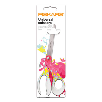 Fiskars General Purpose Scissiors - 21cm Geometric