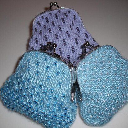 Small beaded coin purses