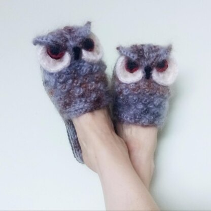 Ladies clearance owl slippers