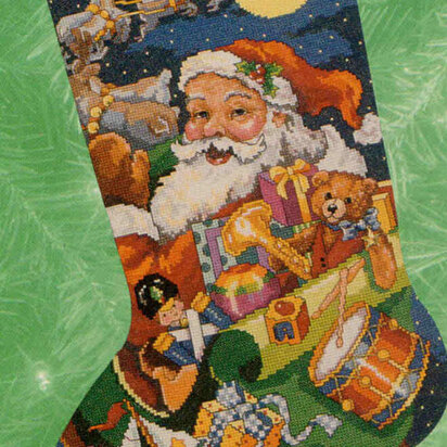 Jolly Old St. Nick Stocking - PDF