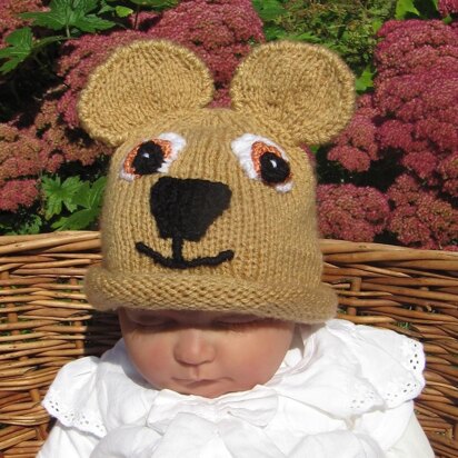 Baby Teddy Bear Beanie Hat