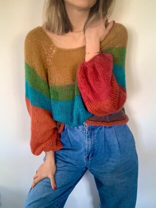 Oversized mohair sweater