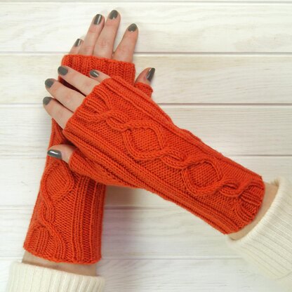 Greti fingerless mitts / Handstulpen