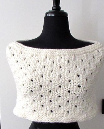 Checkered Dots Chunky Cowl