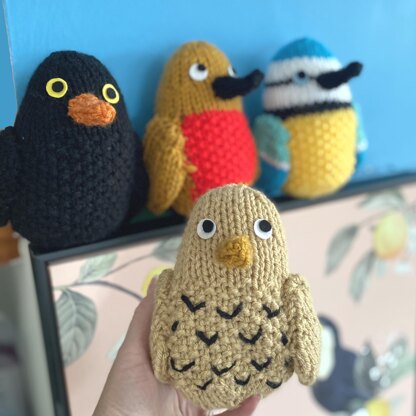 British Garden Birds Knitting Pattern