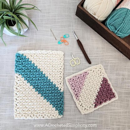 C2C Mini Bean Stitch Square & Rectangle