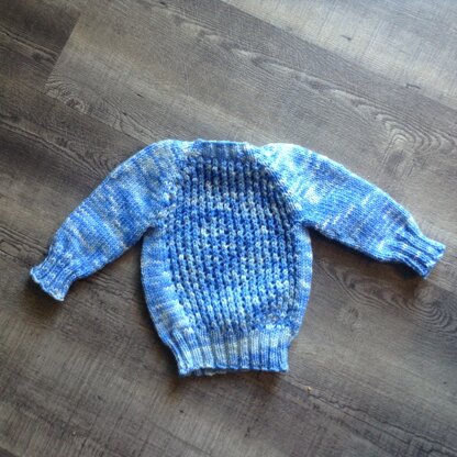 Anna's Blue Sweater