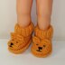 Baby Teddy Bear Booties