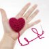 3D Crochet Heart
