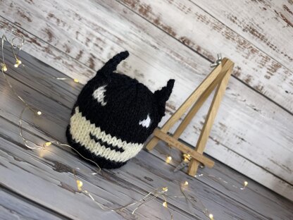 Batman Inspired Chocolate Orange Cover Knitting Pattern