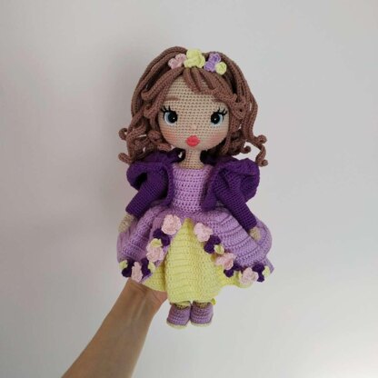 Crochet doll with clothes pattern, Basic amigurumi doll pattern, Astrid doll in English, Deutsch, Français, Spanish (Español)