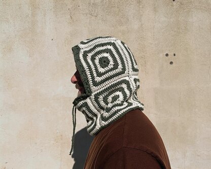 Granny square balaclava