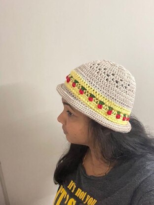 Wild Strawberries Hat